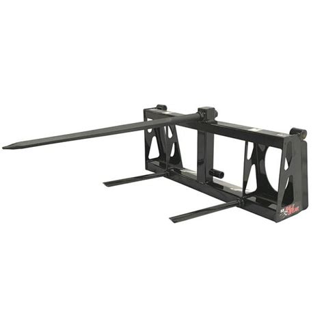 quick attach skid steer bale spear camrose alberta|AgraTronix 49 in. Bale Spear Kit, Rated for 3,500 lb. .